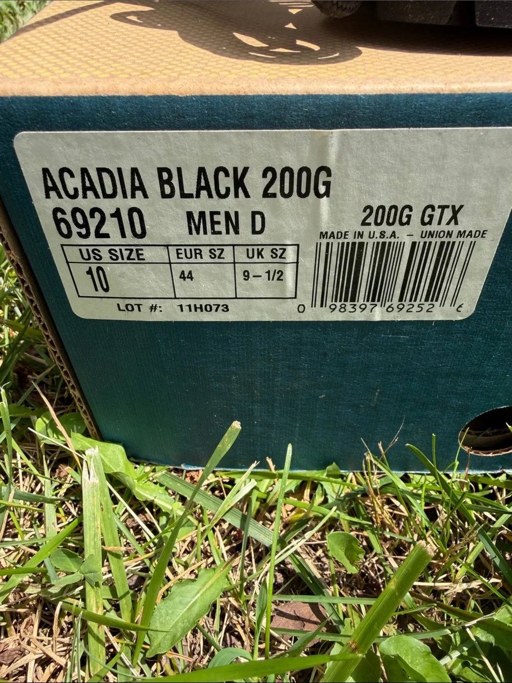 Brand new in box with tags Danner Acadia black 200G Boots size 10